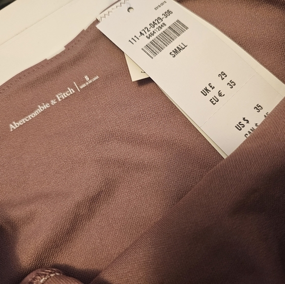 Abercrombie & Fitch Brown and White Dotted Bikini Bottom - Picture 5 of 6